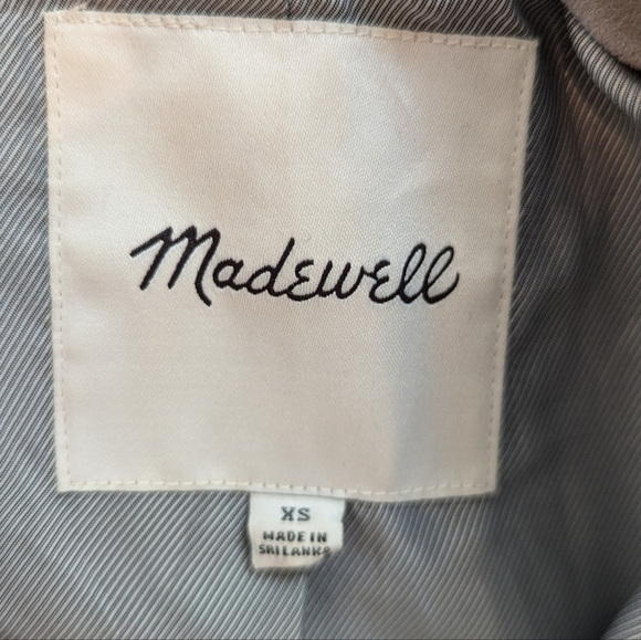 Madewell Elmcourt wool blend coat xs - Picture 4 of 7